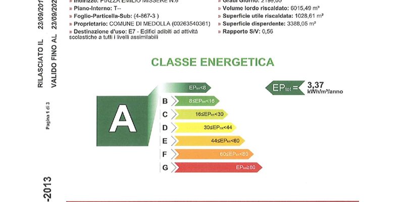 Emmedue reconocida en la clase energetica A Panelconsa Emmedue M2